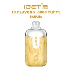 Banana – IGET Halo Vape Kit 3000 Puffs - Image 2