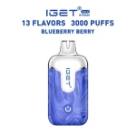 Blueberry Berry – IGET Halo Vape Kit 3000 Puffs - Image 2