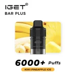 Kiwi Pineapple Ice – IGET Bar Plus Pod 6000 Puffs - Image 2