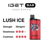 Lush Ice – IGET Bar 3500 Puffs - Image 3