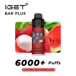Lychee Watermelon – IGET Bar Plus 6000 Puffs - Image 2