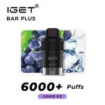 Nicotine Free IGET Bar Plus Pod 6000 Puffs - Image 2