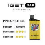 Pineapple Ice – IGET Bar 3500 Puffs - Image 3
