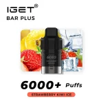 Strawberry Kiwi Ice – IGET Bar Plus Pod 6000 Puffs - Image 2