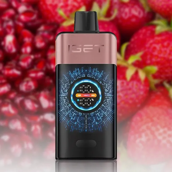 5183085881-1.webp IGET One 12000 Strawberry Pomegranate ice - Image 1