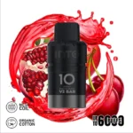 INTO V2 (Compatible IGET Bar Plus) Cherry Pomegranate (Pod Only No Battery)