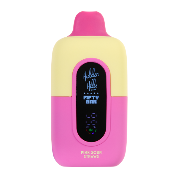 Fifty-Bar_Hidden-Hills_Pink-Sour-Straws_Device_600x600_2869975e-1a35-492a-90ff-a31cc6e410cf__22124.1782934499.png Pink Sour Straws Hidden Hills X Fifty Bar - Image 1