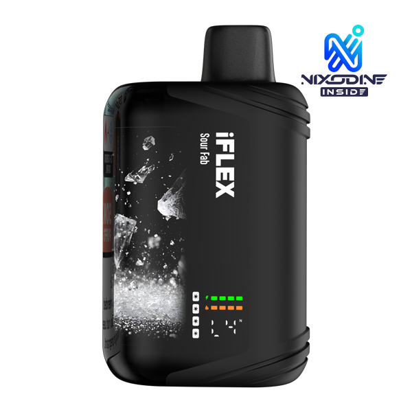 Juice-Head_iFlex_Sour-Fab_Render_600x600_764494b8-9d27-4e61-8292-c7b2ff7abfe4__09591.1782941354.png Sour Fab JUICE HEAD iFLEX 50K Nixodine - Image 1