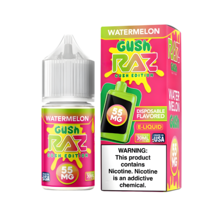Pod Juice x RAZ Salt Nic - Watermelon - Gush Edition - 35mg - 55mg - 30ml bottle - AUS