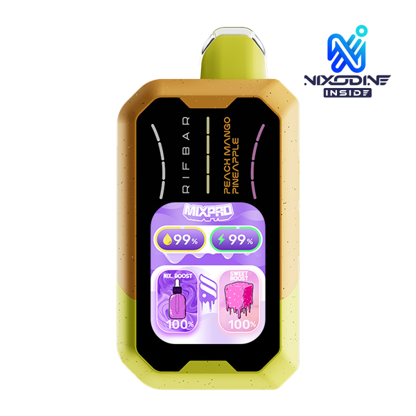 RIE8EB1__76117.1788985236.png Peach Mango Pineapple RIFBAR MIXPRO SWEET (Nixodine) - Image 1